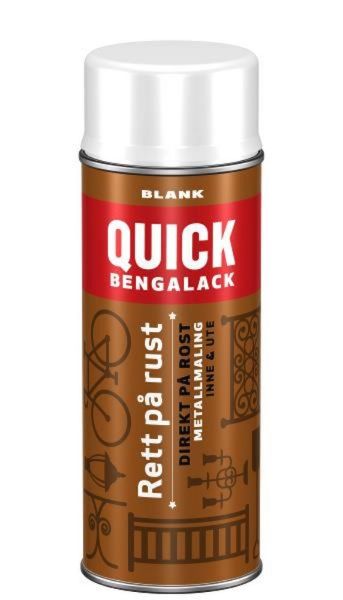 Bilde av Quick Rett På Rust Spray Hvit Blank 400ml