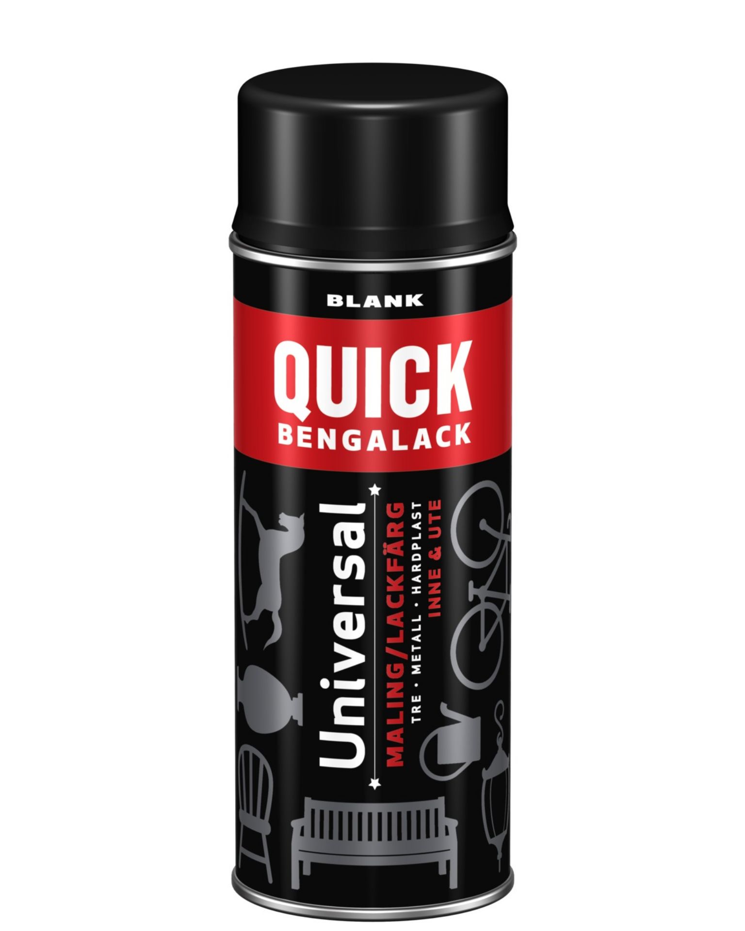 Bilde av Quick Spray Sort Blank 400ml