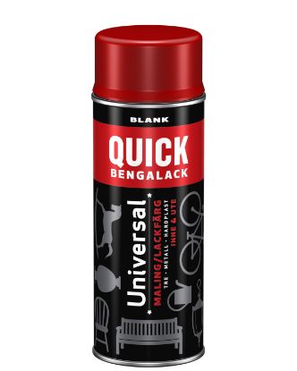 Bilde av Quick Spray Signalrød Blank 400ml