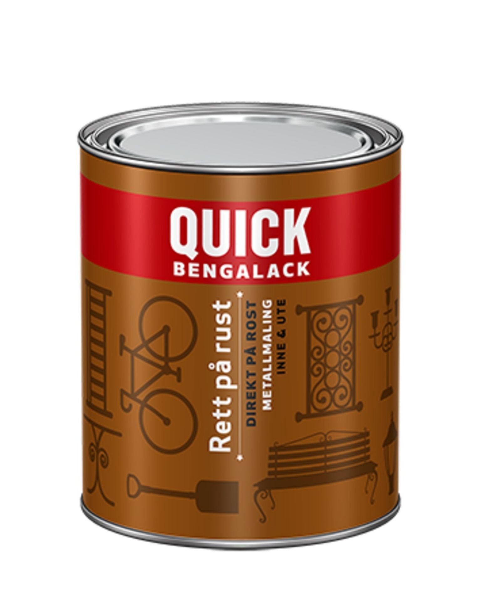 Bilde av Quick Rett På Rust Hvit Blank 0,75ltr