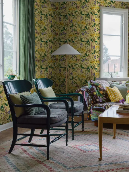 Bilde av Tapet Icons Gocken Jobs Ros och Lilja 1963