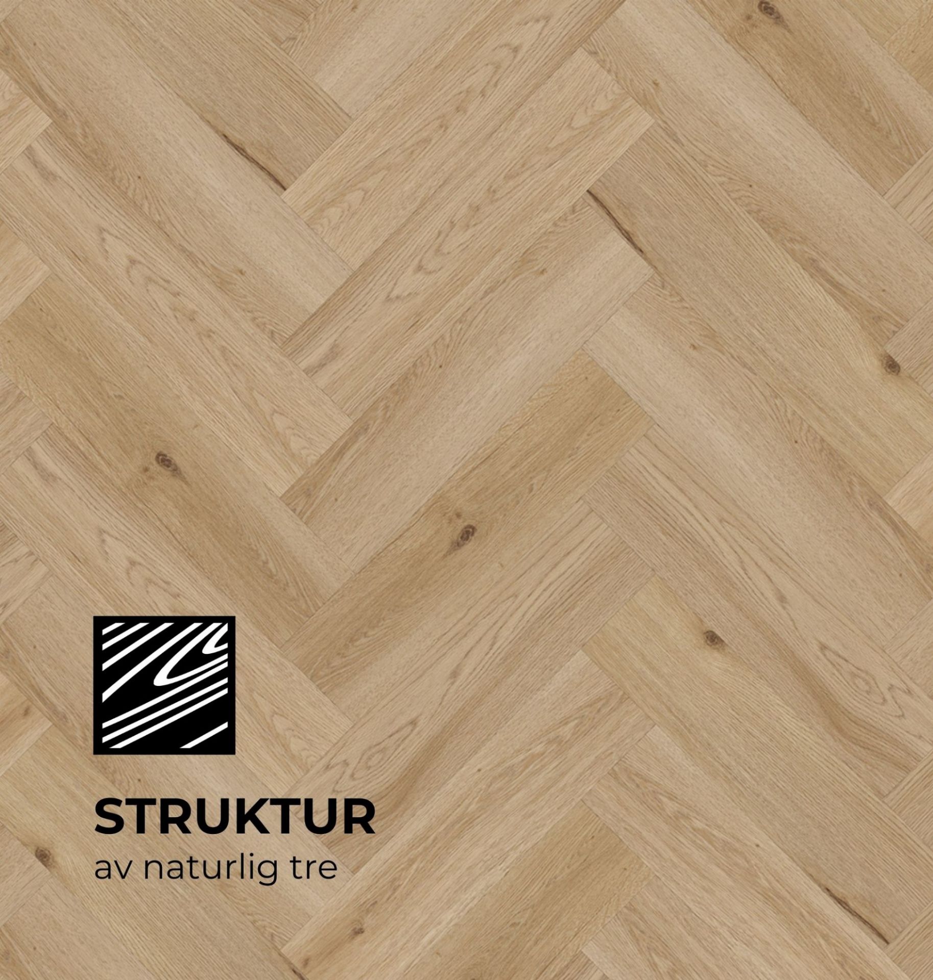 Bilde av Klikkvinyl Amaron Herringbone Yankee Oak