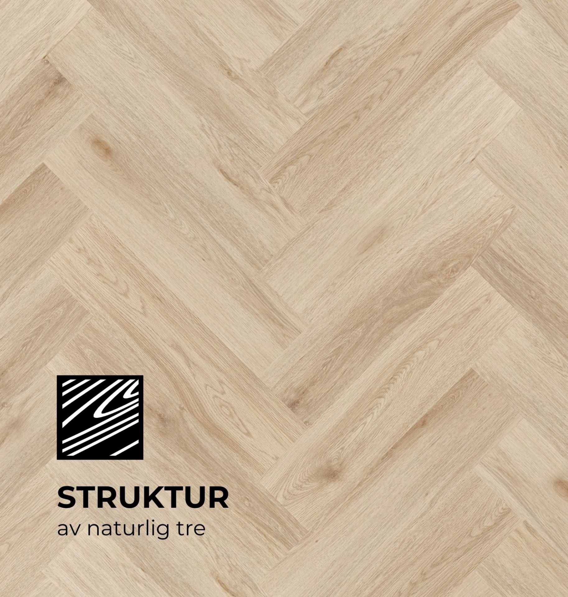 Bilde av Klikkvinyl Amaron Herringbone Harlow Oak
