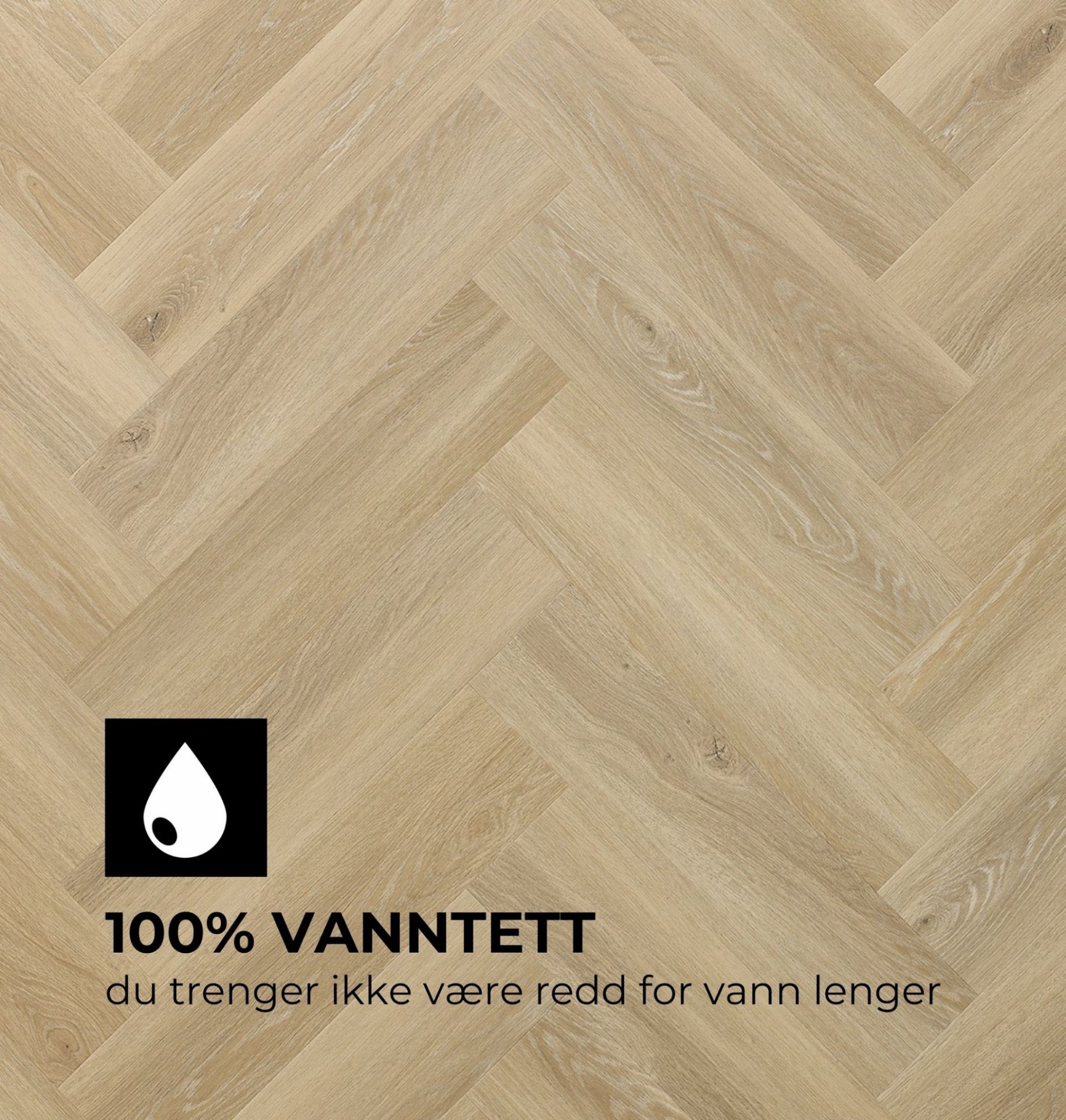 Bilde av Klikkvinyl Amaron Herringbone Deventer Oak
