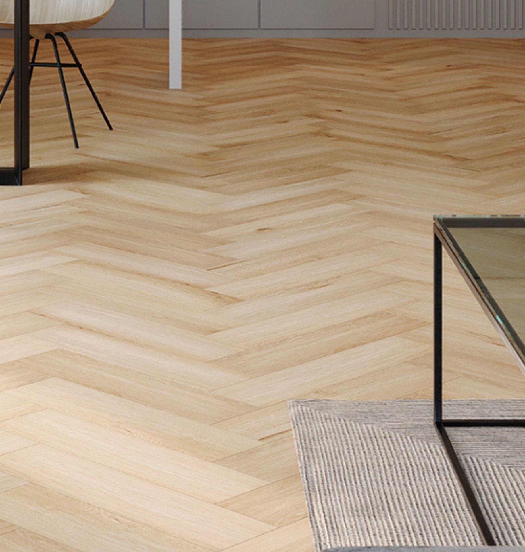 Bilde av Klikkvinyl Amaron Herringbone Yankee Oak