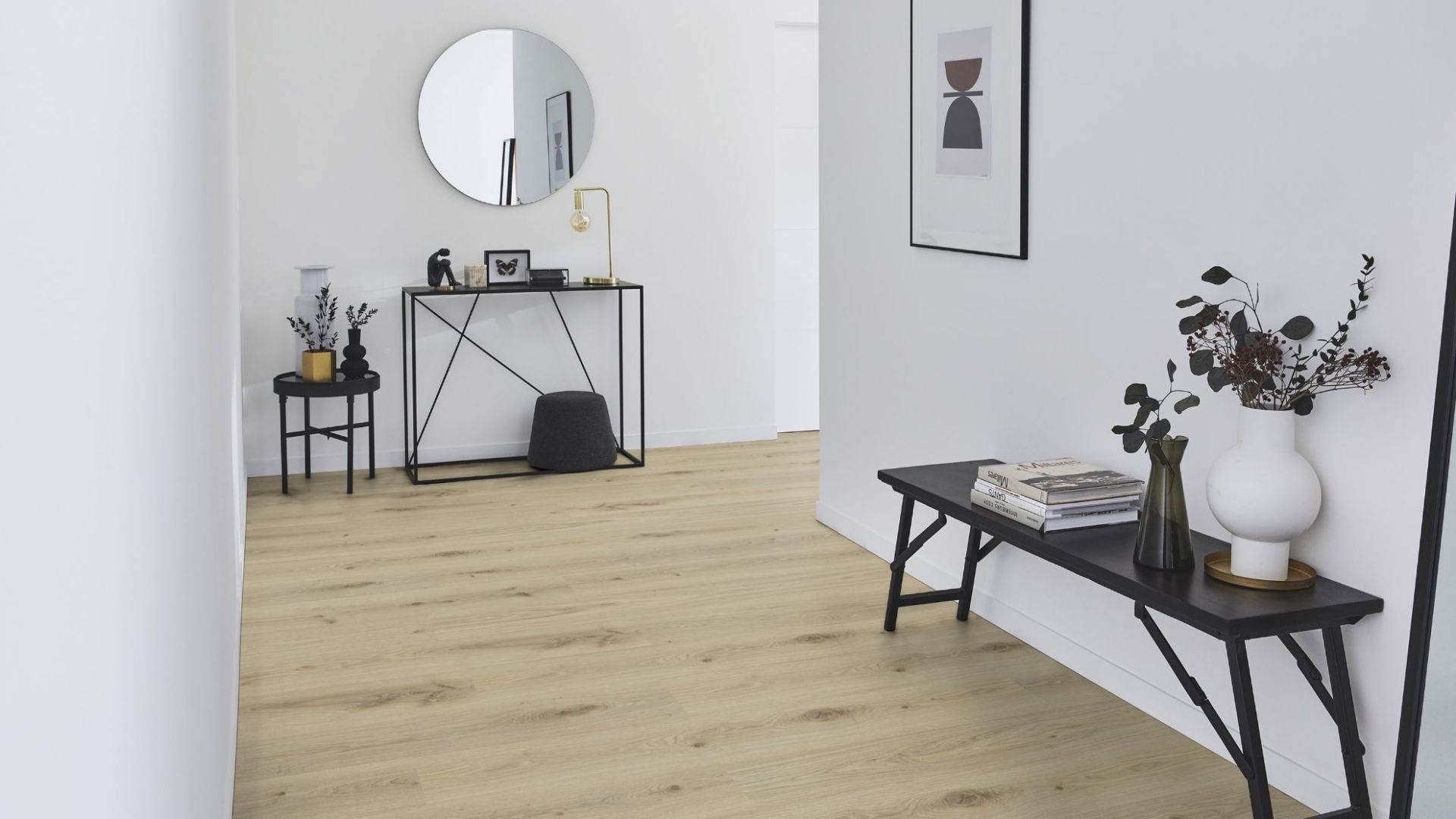 Bilde av Klikkvinyl Essence Rigid 30 Cool Oak Light Beig