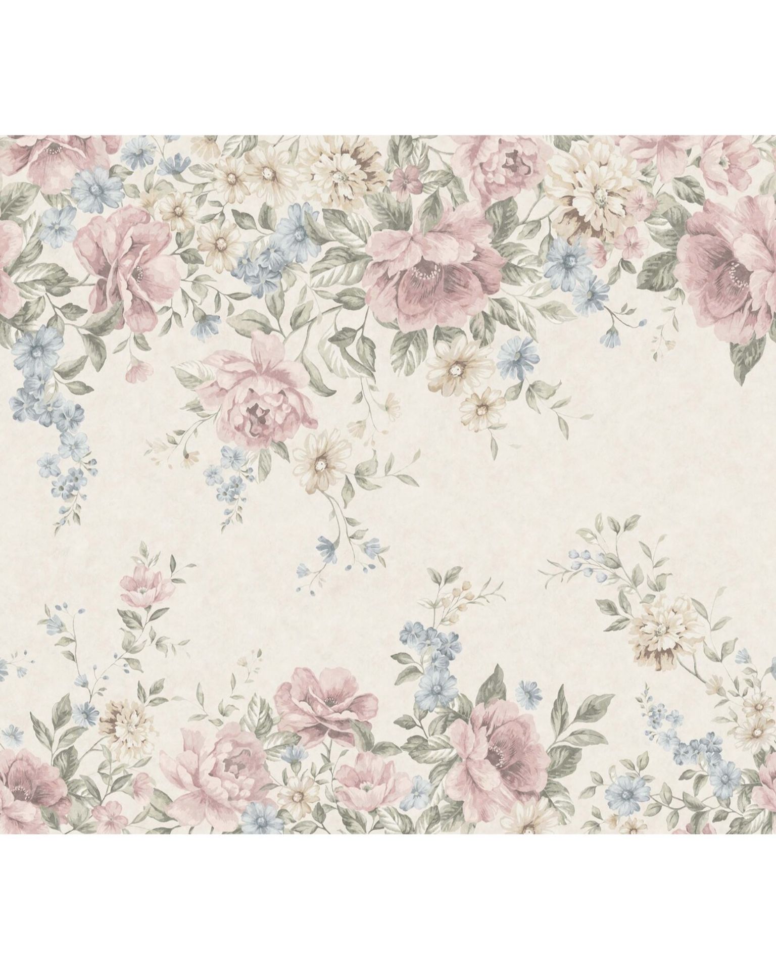 Bilde av Newbie Wallpaper II Flower Garden Mural 6944