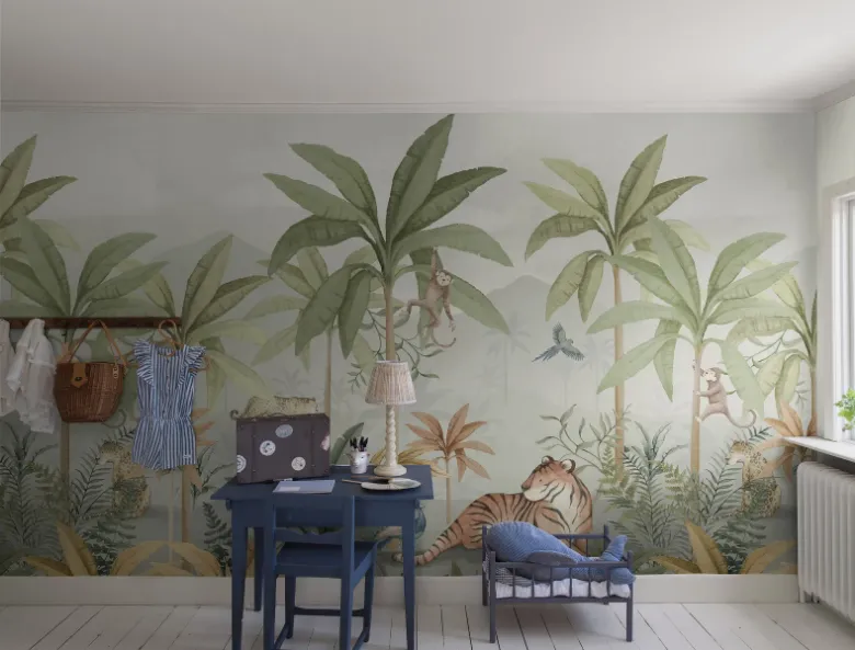 Bilde av Tapet Newbie Wallpaper II Wild Jungle Mural 6945