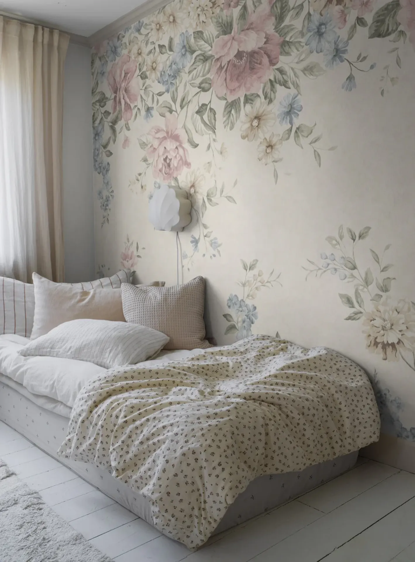 Bilde av Tapet Newbie Wallpaper II Flower Garden Mural 6944
