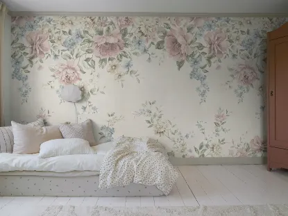 Bilde av Newbie Wallpaper II Flower Garden Mural 6944