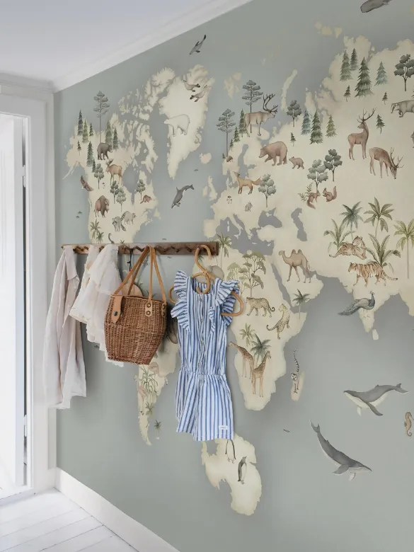 Bilde av Tapet Newbie Wallpaper II Little Explorer Mural 6946
