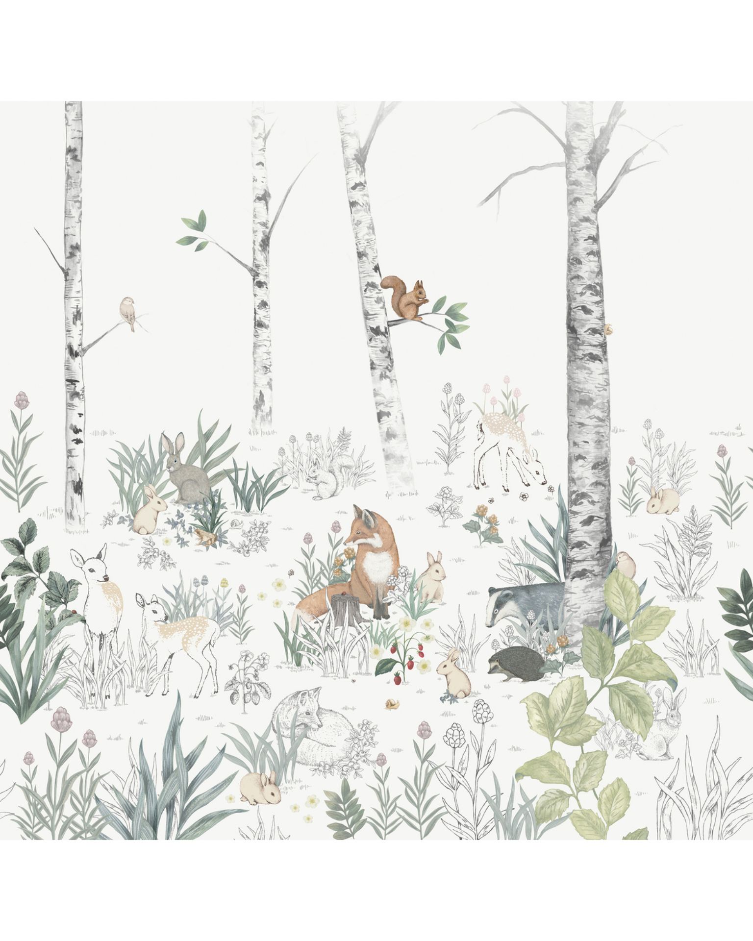 Bilde av Tapet Newbie Wallpaper II Magic Forest Mural 7481