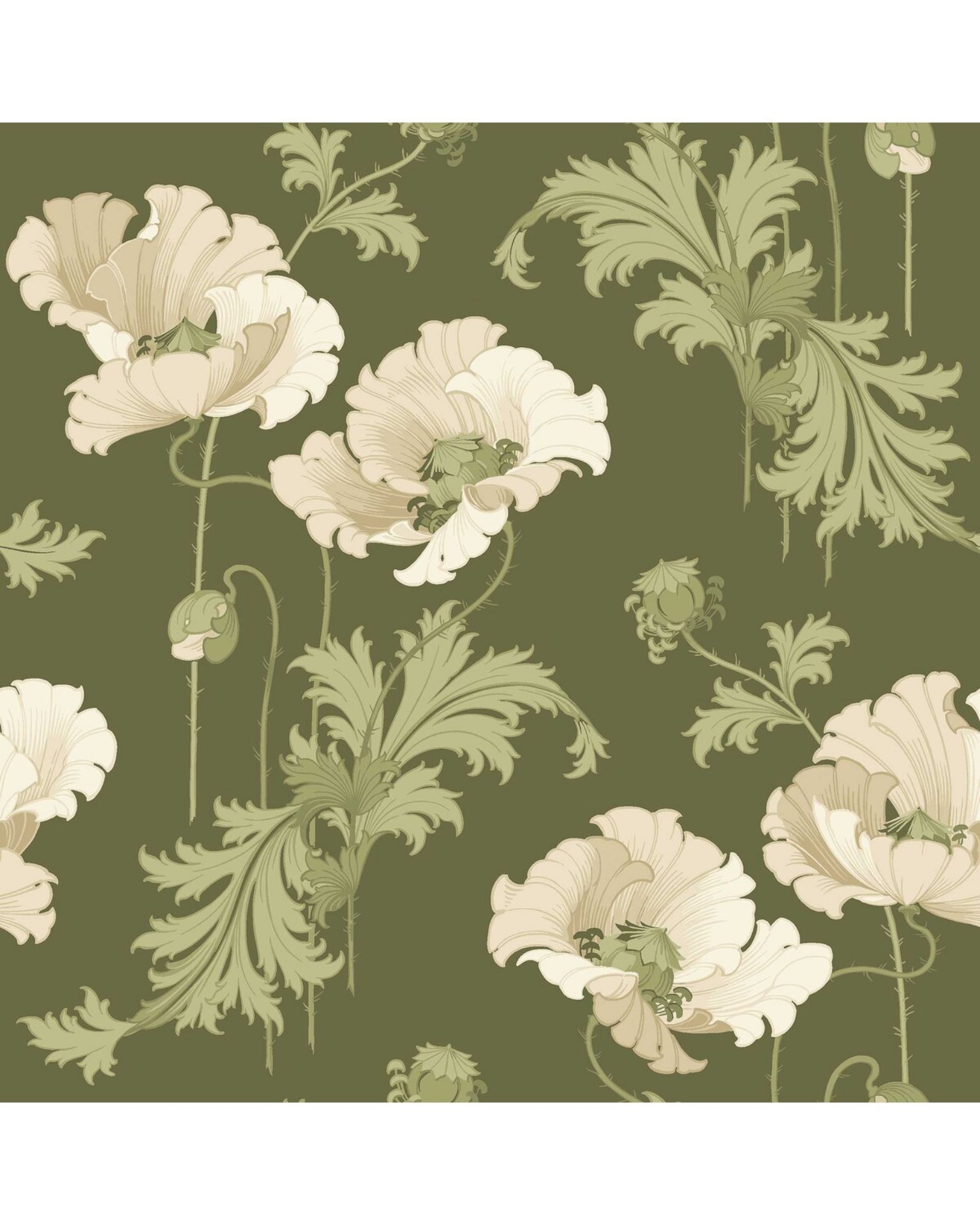 Bilde av Tapet  ANNO II Vallmo 8091