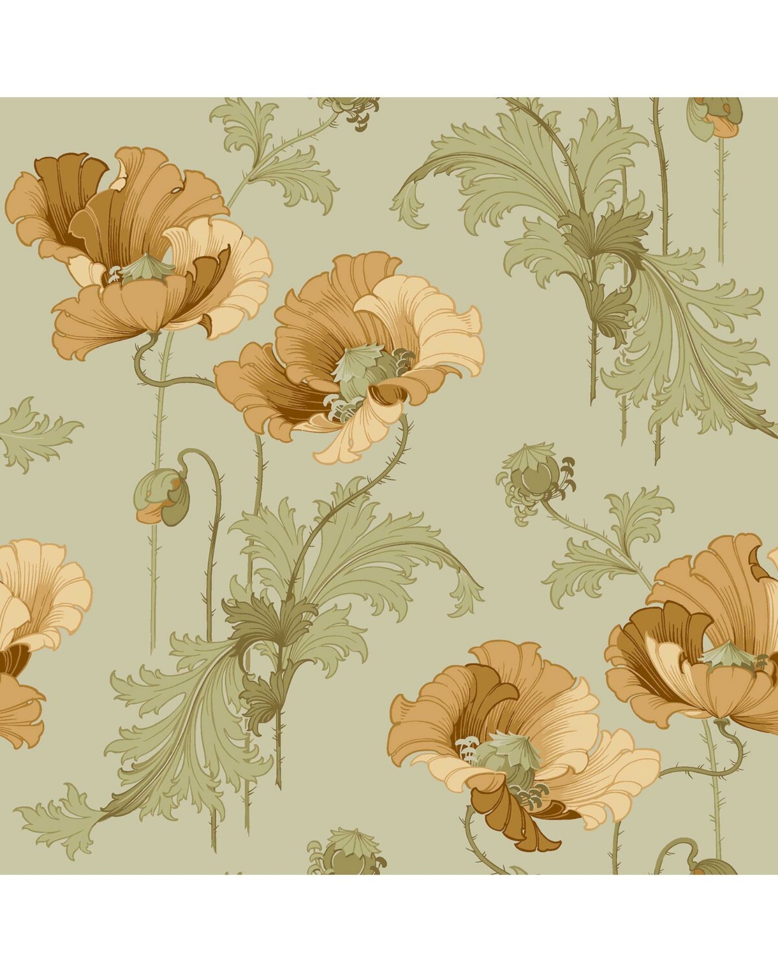 Bilde av Tapet  ANNO II Vallmo 8092