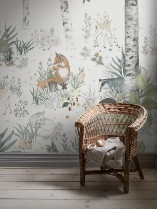 Bilde av Newbie Wallpaper II Magic Forest Mural 7481