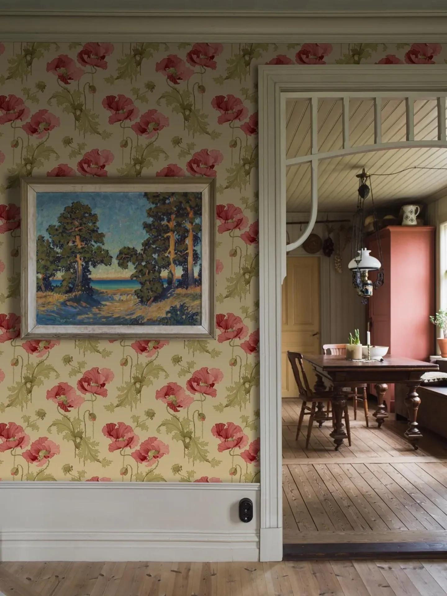 Bilde av Tapet  ANNO II Vallmo 8090