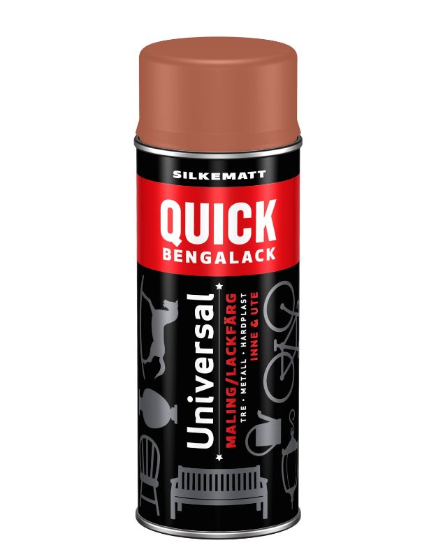 Bilde av Quick Spray Rød Terracotta Silkematt 400ml