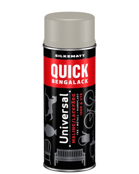 Bilde av Quick Spray Riddergrå Silkematt 400ml