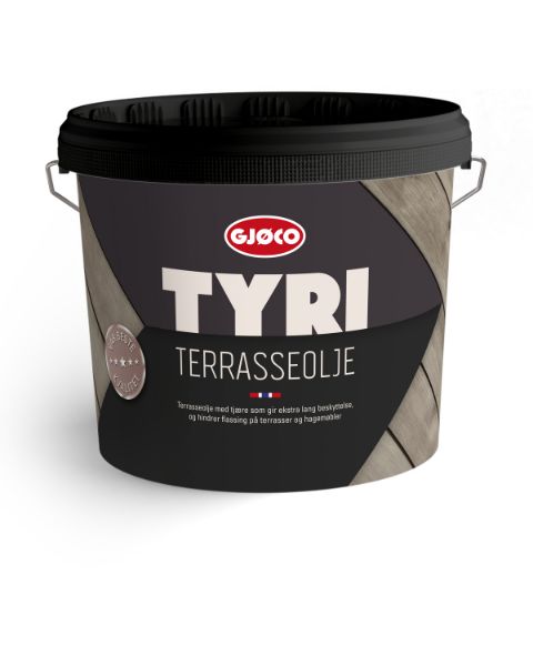Bilde av Gjøco Tyri Terrasseolje Brun 5ltr