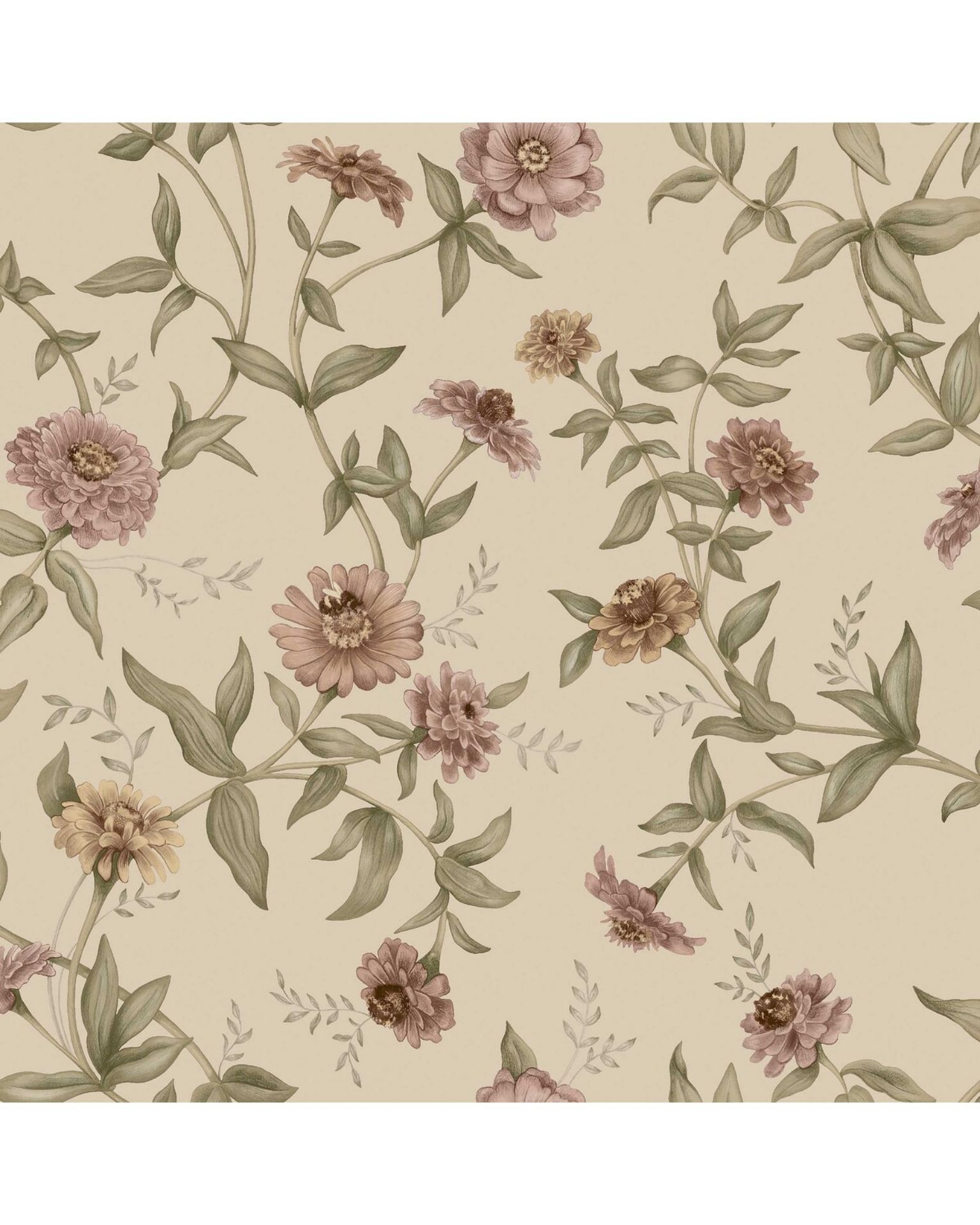 Bilde av Prøve Fibertapet Flowers 9152