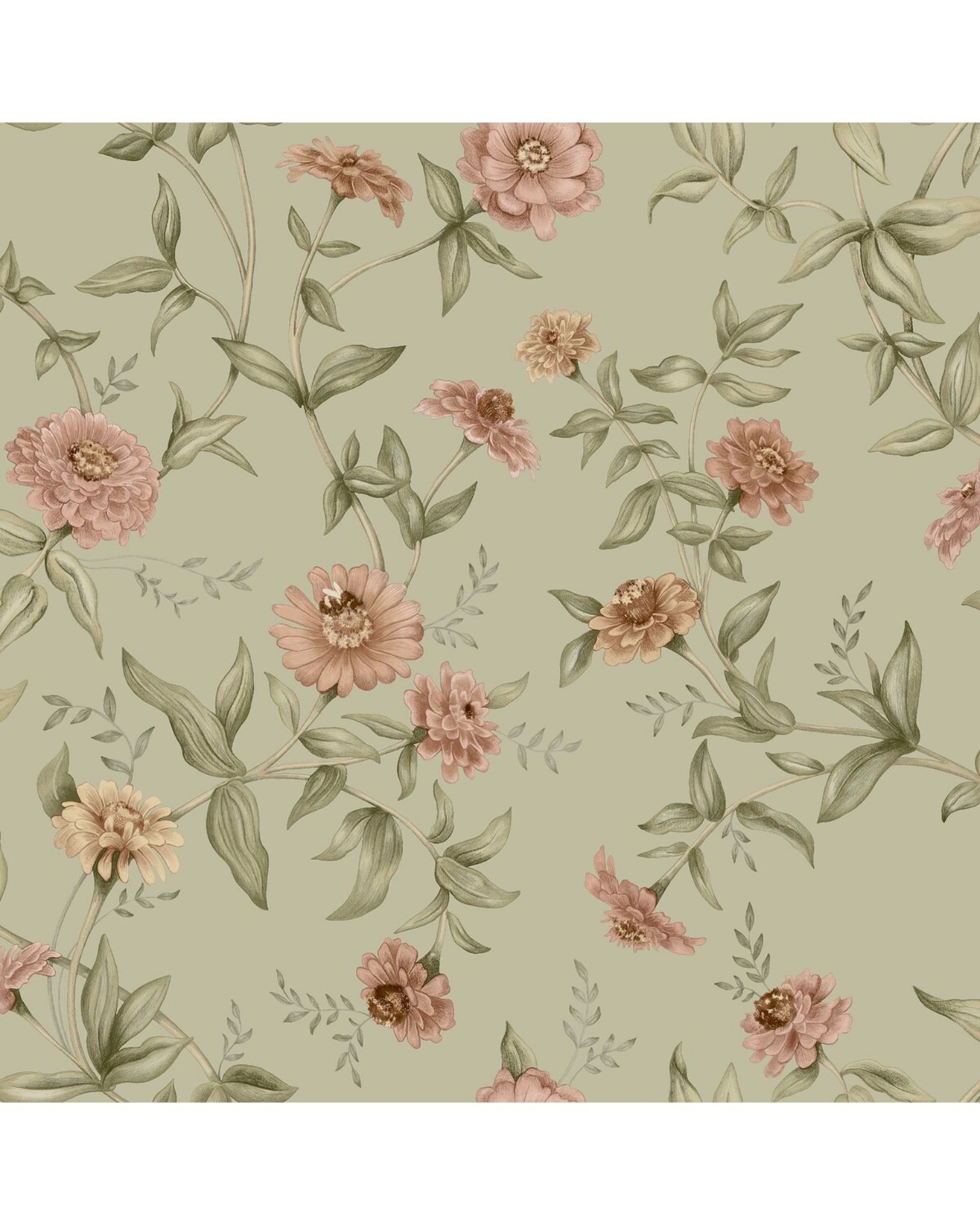Bilde av Prøve Fibertapet Flowers 9155