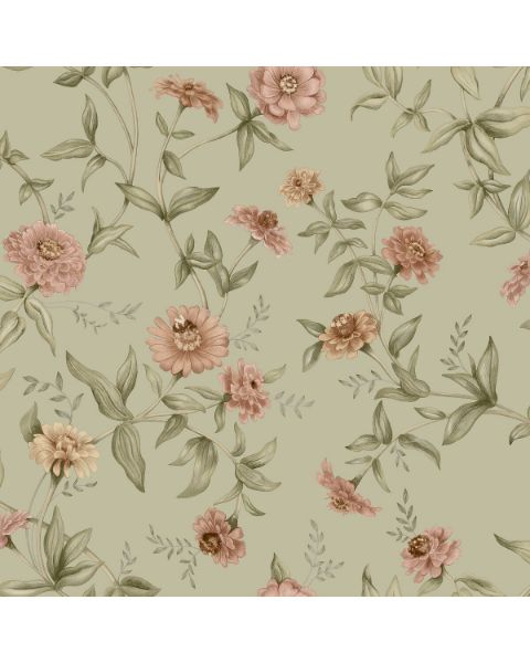 Bilde av Prøve Fibertapet Flowers 9155