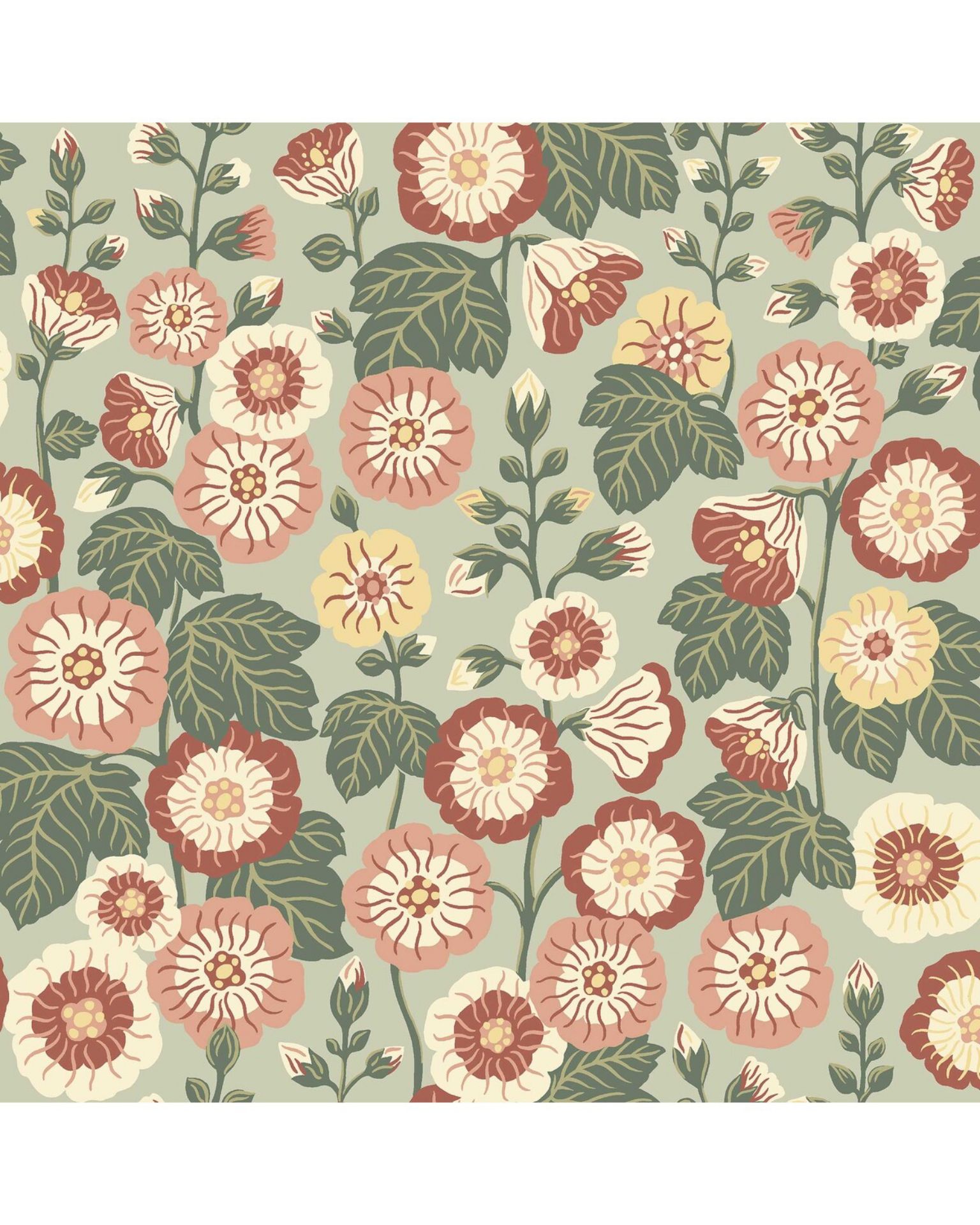 Bilde av Prøve Fibertapet Flowers 9172