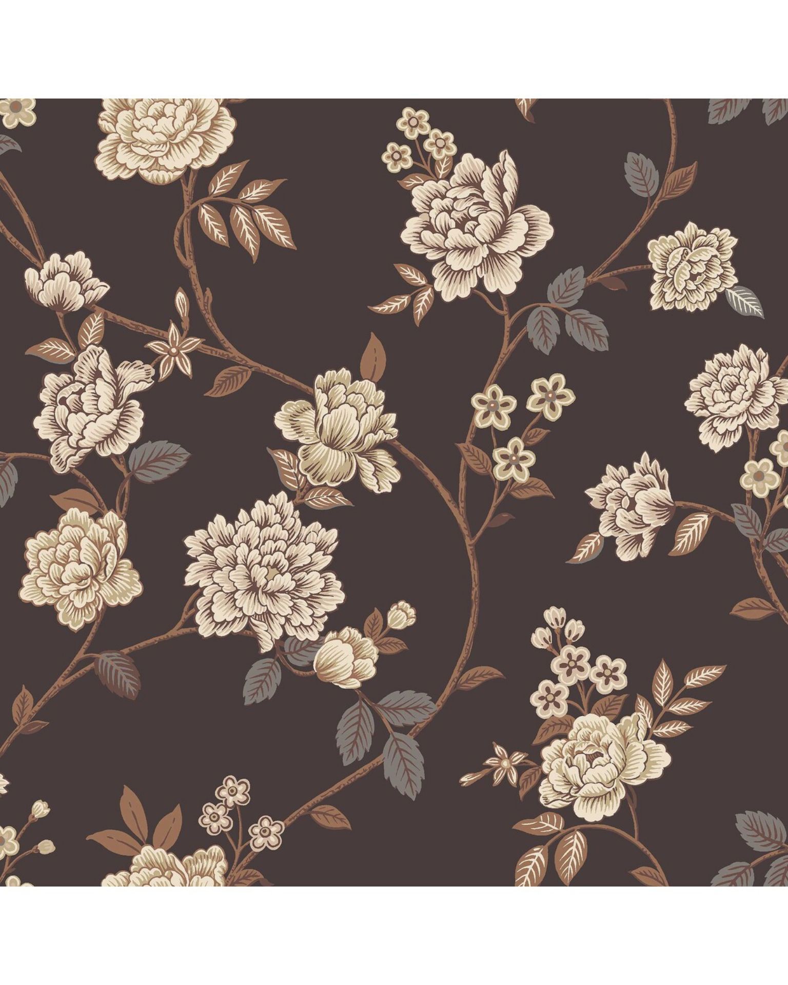 Bilde av Prøve Fibertapet Flowers 9176