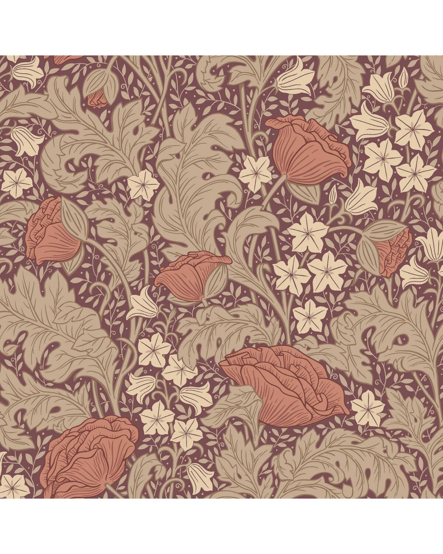 Bilde av Prøve Fibertapet Flowers 9180
