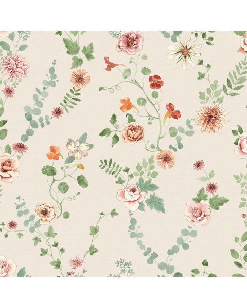 Bilde av Prøve Fibertapet Flowers 9181