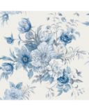 Bilde av Tapetprøve Fibertapet Blue & White S6140