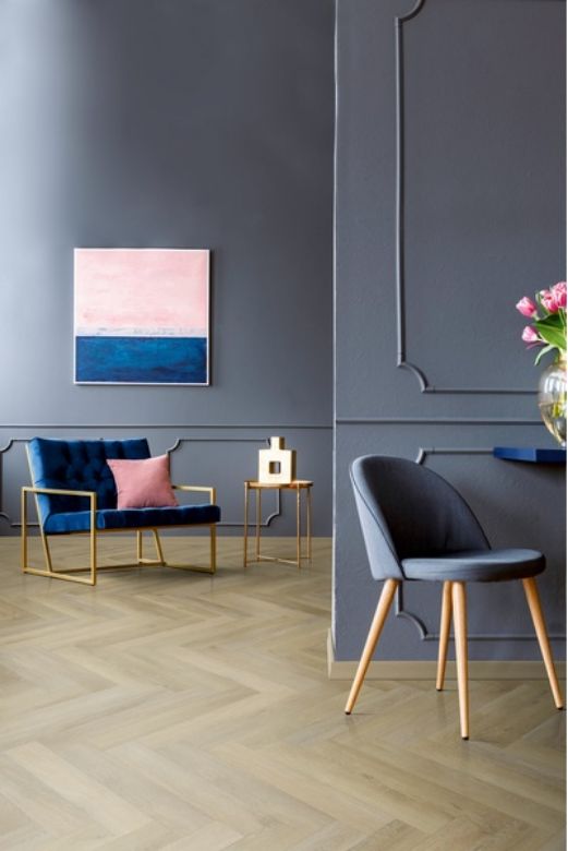 Bilde av Klikkvinyl Isocore Herringbone Como Eik 