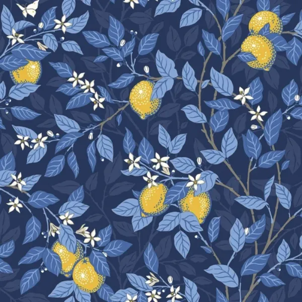 Bilde av Tapetprøve Fibertapet Blue & White S6151