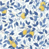 Bilde av Tapetprøve Fibertapet Blue & White S6150