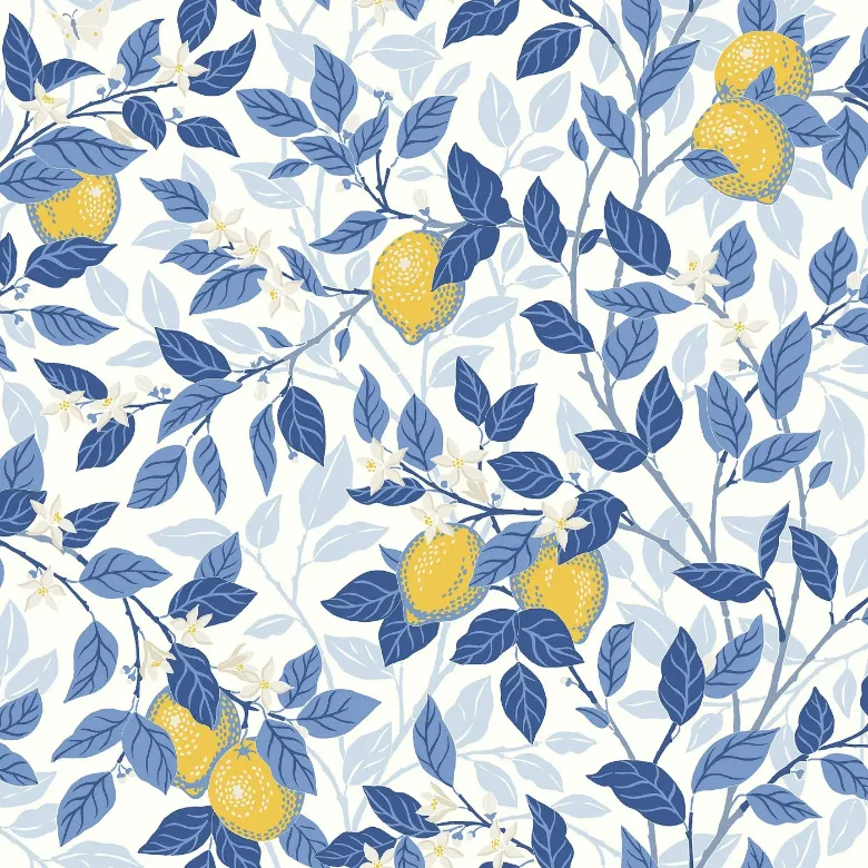 Bilde av Tapetprøve Fibertapet Blue & White S6150