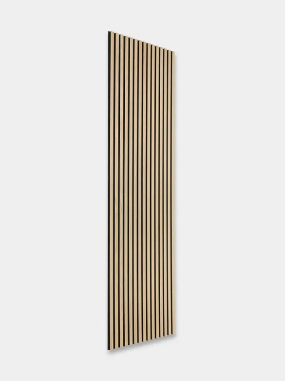 Bilde av Akustikkpanel 300cm Klassisk Eik Sort MDF + Sort Filt