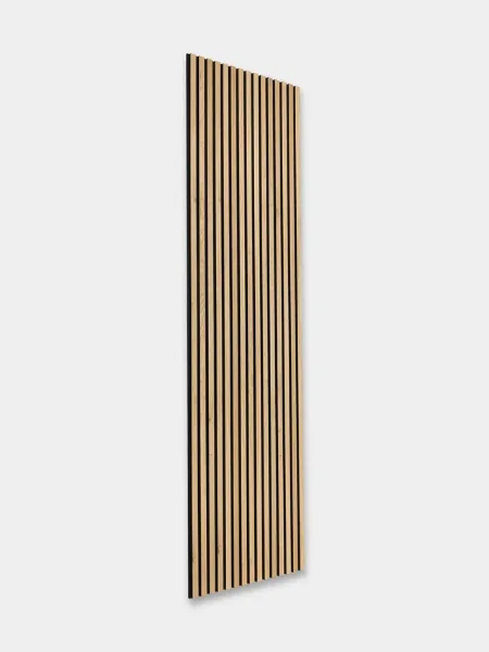 Bilde av Akustikkpanel 300cm Rustikk Natural Eik Sort Filt