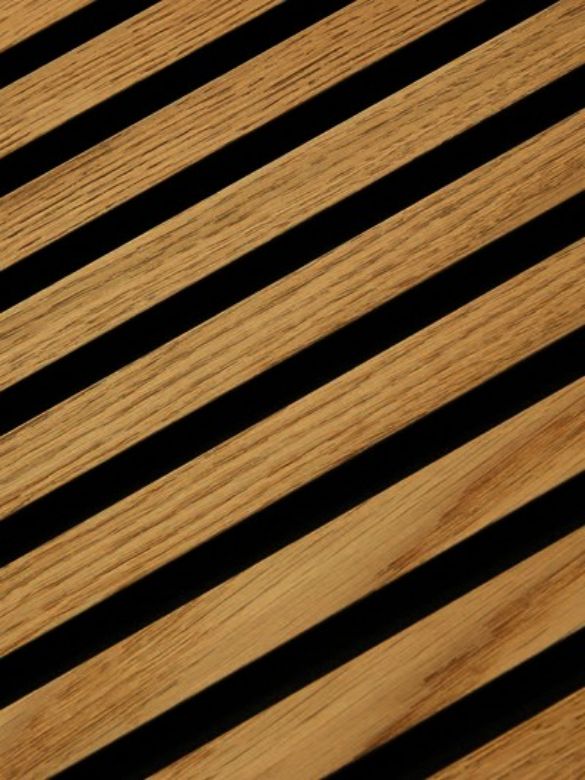 Bilde av Akustikkpanel 300cm Klassisk Eik Sort MDF + Sort Filt
