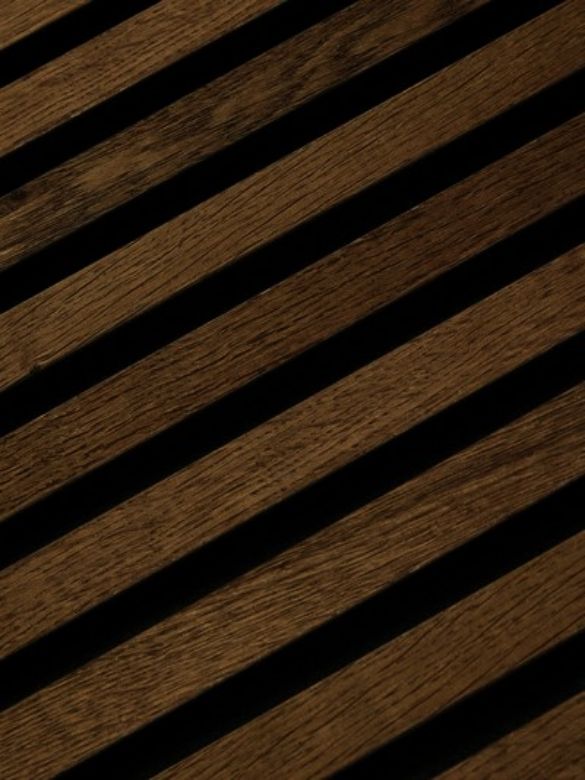 Bilde av Akustikkpanel 300cm Rustikk Grå Eik Sort Filt