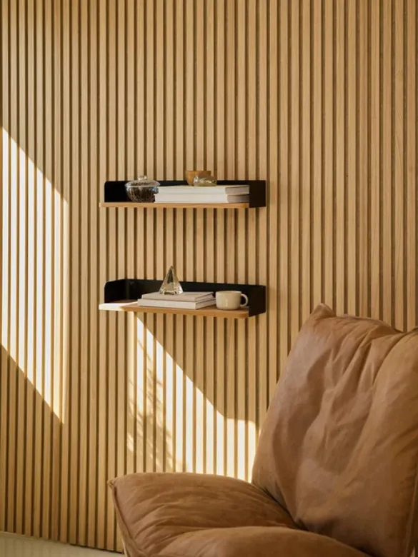 Bilde av Linn bokhylle - 559 x 200 x 90 mm - naturlig eik