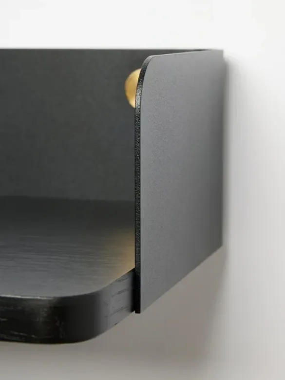 Bilde av Linn bokhylle - 399 x 200 x 90 mm - sort eik
