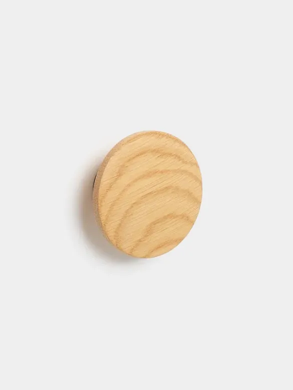 Bilde av Linn enkel knagg - naturlig eik