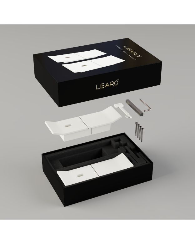 Bilde av Dørhåndtak - LEARO Home White